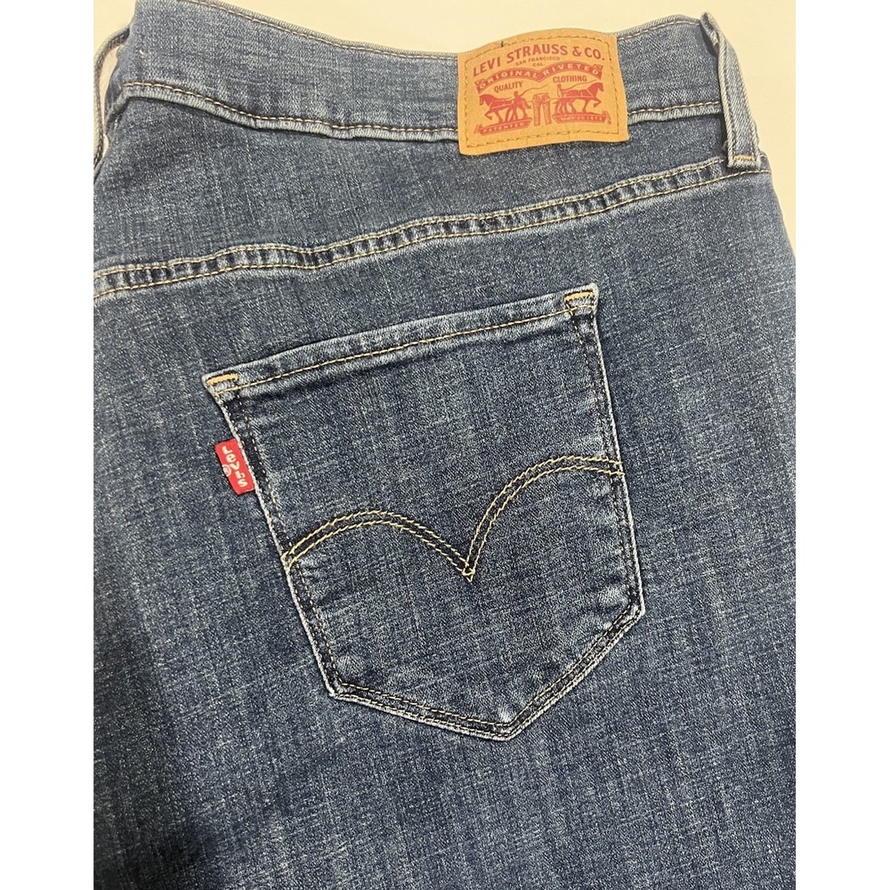 Levi's 311 Shaping Skinny 22W Medium Wash Blue Jeans Plus Size - E147